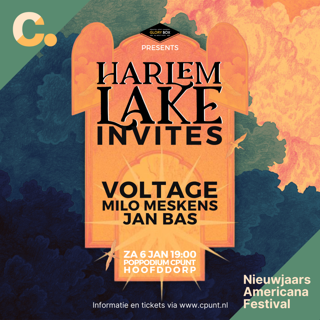 Aankondigingsposter Harlem Lake Invites